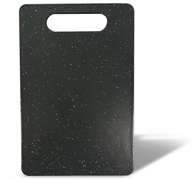 Fackelmann Tagliere in PP effetto granito, ideale per tagliare, affettare e preparare, superficie antiscivolo, foro incluso, lavabile in lavastoviglie, dimensione 30x20cm