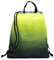 Belmil Premium Turnbeutel Sportbeutel Schuhbeutel Sportsack (Black Green 2)
