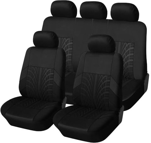 WZLCDGJJ Auto-Sitzbezug, für Mercedes CLK-Klasse W208 W209 vorne und hinten Autositzbezüge Komplettset Autositzschoner Reifenschienen Autositzzubehör,D
