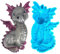 Silikondrachenform – Langlebiges Silikon, Drachenfigur in 3D-Form, Beton in Handwerksform | Stabile Silikonform mit feinen Details, kreative Form für die Produktion