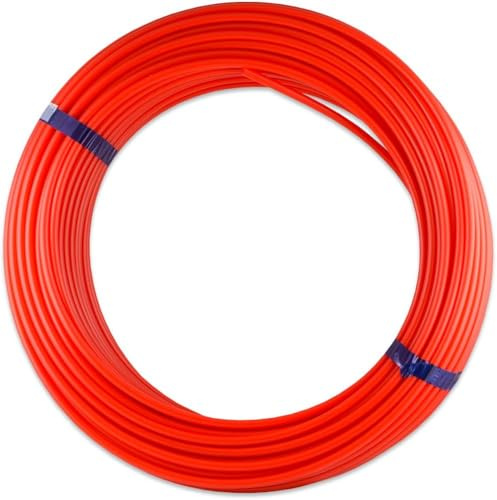 KX-ENERGIE 20m Rot Druckluftschlauch Polyurethan Schlauch, 6mm Außen x 4mm Innen, Pneumatik Schlauch ist Geeignet für Pneumatische Geräte und Luftkompressor Industrieschlauch