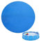 Tapis de piscine pour piscine hors sol, tapis rond pour piscine P-ool Liner et protection d'escaliers, avec 2 tailles en option (3 m)