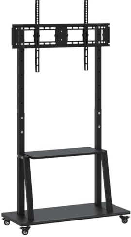 TV-Halterung mit Rollen, mobiler TV-Schrank für Bildschirme von 32 - 90 Zoll (81,2 - 235,4