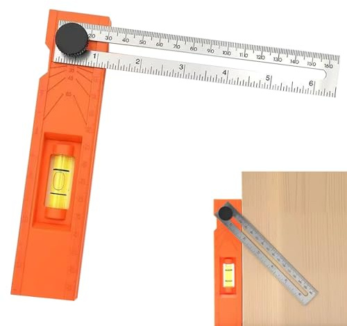 Holzbearbeitungs Messwerkzeug - Holzwerken Messlineal Messgerät,Handmessgerät Präzise Positionierung Für Holzbau Möbelherstellung,Zuschnitt Und Metallbearbeitung