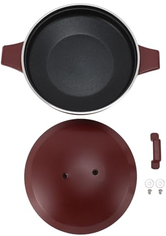 Fictory Casserole en alliage d'aluminium, casserole vintage multifonctionnelle en forme de poisson, batterie de cuisine antiadhésive avec poignée, utilisation abordable pour la maison et le restaurant