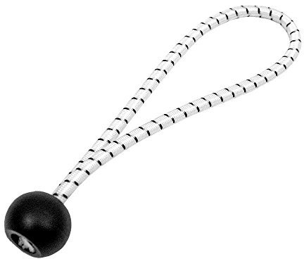 Corde elastiche per telone 5 mm x 100 mm Confezione da 10 pezzi.