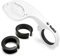 TUFF LUV Lollipop Handlebar Mount Adapter Compatible With Garmin Edge GPS Bike Computer - White