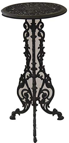 Decoratie Gartentisch Beistelltisch Tisch Landhaus Gußeisen schwarz H:69cm