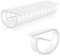 com-four® 12x Clip per tovaglie in plastica infrangibile in Bianco, Peso per tovaglia, Supporto per tovaglie, Made in Germany (12 Pezzi)