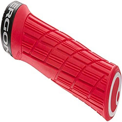 Ergon – GE1 Evo Fahrradgriff | MTB, Enduro, Trail | Regular | Risky Red