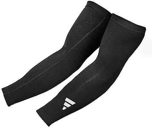 adidas Braccio Maniche a Compressione Unisex-Adult, Nero, L/XL