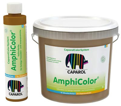 AmphiColor Vollton- und Abtönfarbe Schwarz 750 ml
