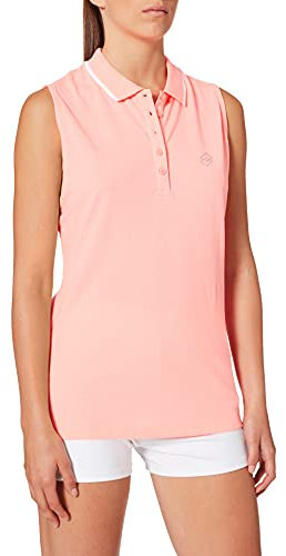 Lotto L73 Polo SL STC PQ W, Viola e Bianco, Medium Donna