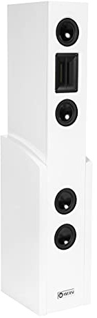 WERSI Vocalis 120 Aktivlautsprecher, Weiß Hochglanz, Keyboardverstärker, 5 Lautsprecher, 4 Tieftöner, Frequenzgang 35Hz-28000Hz, LINE IN/Out, 1 Kanal, 120 Watt, 23.75kg
