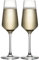 Rammento Champagne Flutes Set of 4 Crystal Prosecco Glasses Tall Wine Glasses 23cl