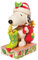 Enesco Peanuts von Jim Shore Snoopy mit Woodstocks und Einer Strumpffigur, 17,8 cm, Mehrfarbig