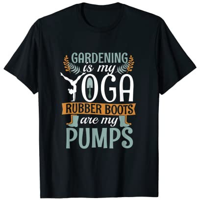 Vintage Gartenarbeit Is My Yoga Gummistiefel, zum Pflanzen T-Shirt