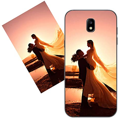 KARTXITAI personalisierte Handyhülle Kompatibel mit Samsung Galaxy J5 2017,hülle selber gestalten-case personalisiert mit Foto,Bildern,oder Text selbst gestalten + 1 x Handykette Universal