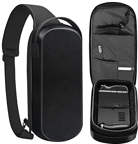 Housse de Transport pour Steam Deck Console, Sac de Protection à Coque Dure, Sac de Voyage à bandoulière, étui étanche pour Console et Accessoires, Noir