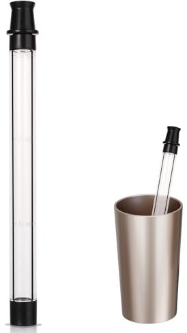 Shot Straw, Shot Holder & Straw Reusable Take Drinking Straws Graduated Cocktail Tube for The Beach Pool & Parties Works Alcohol Liquor with All Bottles & Glasses