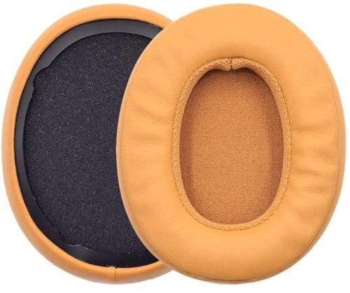 HoneTeek Replacement EarPads for Skullcandy Crusher Wireless Crusher Evo Crusher ANC Hesh 3 Hesh EVO Hesh ANC Headphones,Memory Foam Protein Leather Ear Cushions Earbuds Ear Pads Repair Parts Brown