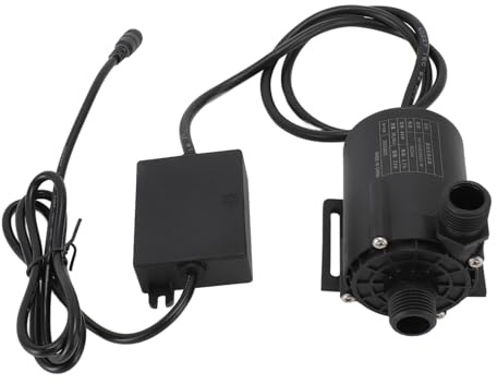 DC24V 88W Wasserpumpe, 30 L/min Durchflussrate für PC CPU Kühlsystem | Hochtemperaturbeständige Pumpe G1/2Gewinde PC CPU Kühlsystem