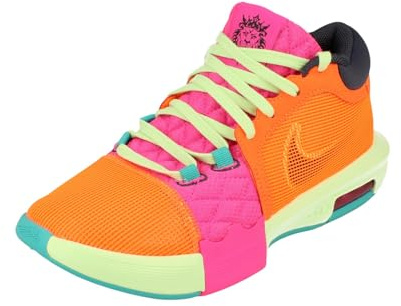 Nike Lebron Witness VIII Herren Basketball Trainers FB2239 Sneakers Schuhe (UK 12 US 13 EU 47.5, total orange Thunder Blue 800)