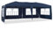 ZBAOLTO 3x6 Pavillon Faltpavillon, Gartenlauben Partyzelt mit UV-Schutz, Wasserdicht Stabil mit 6 Seitenteilen, Gartenpavillon für Hochzeiten Pavillon für Garten, Party, Festival (Blau)