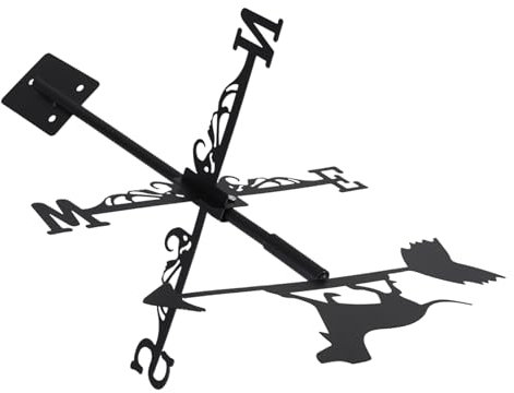 BESPORTBLE Dachshund Wetterfahne Aus Dekorativer Windrichtungsanzeiger Für Garten Und Patio Langlebiges Outdoor Ornament Für Dach Terrasse