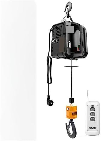BDKSEXBF Paranchi elettrici di Potenza Paranco Elettrico, paranco Elettrico Portatile da 500 kg per Auto, Fai da Te, movimentazione Merci, Officina di Produzione