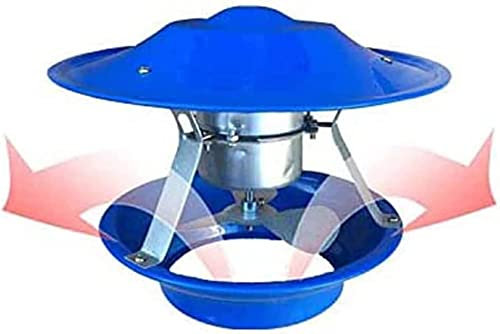 CASEGO Schornsteinventilator, Rauchabzugsventilator, Rauchabzug, Kamin-Abluftventilator, Schornstein-Zuginduktor, Schornstein-Abluftventilator für Grill-Luftabsaugung (50w 3 Leaves)