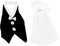 2 pz/set bottiglia di vino vestire per matrimoni sposa sposo bottiglia di vino copre coppia di nozze bottiglia