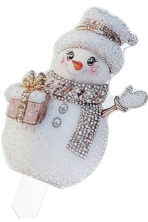 Toddmomy Schneemann-Dekoration Für Draußen Bodeneinlegedekoration Aus Acryl Kreatives Schild Für Garten Gartendekoration Für Außenbereich Landschaftsdekoration Für Winterfeiertage
