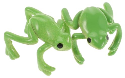 PACKOVE 2stücke Froschohrringe Aus Ohrschmuck Für Frauen Cartoon-frosch-ohrmanschetten Nicht Durchdringender Ohrclip Froschschmuck Ohrringe Ohne Piercing