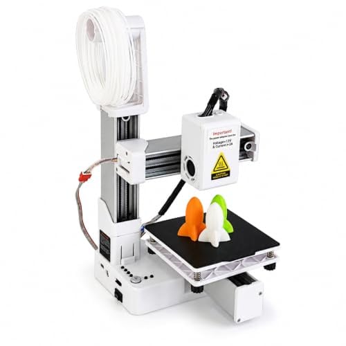Ouitble Mini Stampante 3D 10-40mm/s per Principianti Fai-Da-Te 10×10×10cm