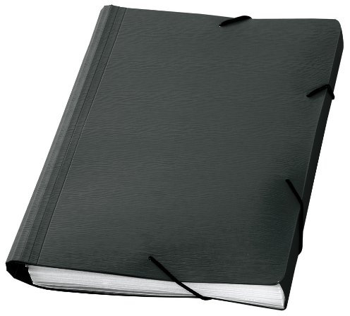 Fächermappe A4 12 Fächer Veloflex Schwarz