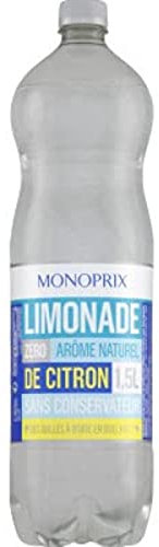 Monoprix Limonade zéro, arômes naturels de citron - La bouteille de 1,5 l