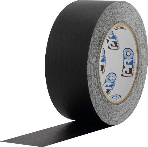 ProTapes 840178005144 Pro 46 Krepppapier, Klebeband, 60 YD. Länge x 2,5 cm Breite, Schwarz