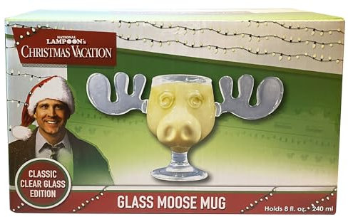 ICUP National Lampoon's Christmas Vacation Griswold Elch Tasse, 227 ml, transparent (08450)