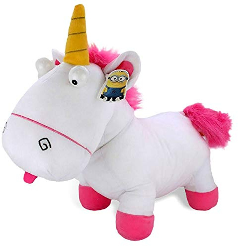 PTS Plüschtier Fluffy Einhorn Minions weich 50 cm