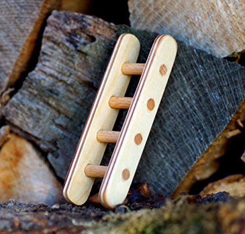 Leiter Holz Dekoleiter Bauernhof Handarbeit Massiv Deko Zubehör Dekoration