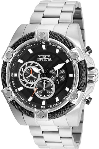 Invicta 25512 Bolt Herren Uhr Edelstahl quarz schwarzen Zifferblat