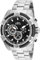 Invicta 25512 Bolt Herren Uhr Edelstahl quarz schwarzen Zifferblat