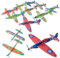 TE-Trend 12 Stück Flieger Styropor Gleitflugzeug Kinder Styroporflieger Mitgebsel Flieger Flugzeug Kindergeburtstag Wurfgleiter Glider
