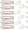 Billard Tisch Empire Rail, 6er Standard Snooker Billard Tisch Ersatz Solid Empire Rail mit Net Pockets Set