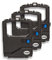 vhbw 3x Farbband Schriftband kompatibel mit OKI Microline 240, 3390, 3390 eco, 3391, 3391 eco, 380 Nadeldrucker, Bondrucker - Schwarz