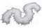 Flydreamfeathers 100 g Chandelle Federboa in über 10 Farben, ideal für Party, Hochzeit, Kostüm 72 inch long, 8-9 inch wide weiß