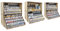 War World Gaming MDF Modular Paint Station System - Set 6 – Triple Stackable Set – Wargame Miniature Mini Figure Painting Diorama Railway Railroad Modelling Hobbyists