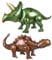 XXL Dinosaurier Luftballon,3D Dino Folienballon,Dschungel Party Riesenballon,Kinder Dino Helium Ballon,Jurassic Feier Dino Party Deko für Jungen Geburtstag（Simulation Triceratops und Triceratops）