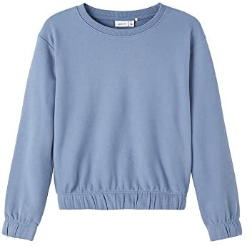 NAME IT Mädchen NKFTULENA LS Sweat UNB NOOS Sweatshirt, Wild Wind, 98